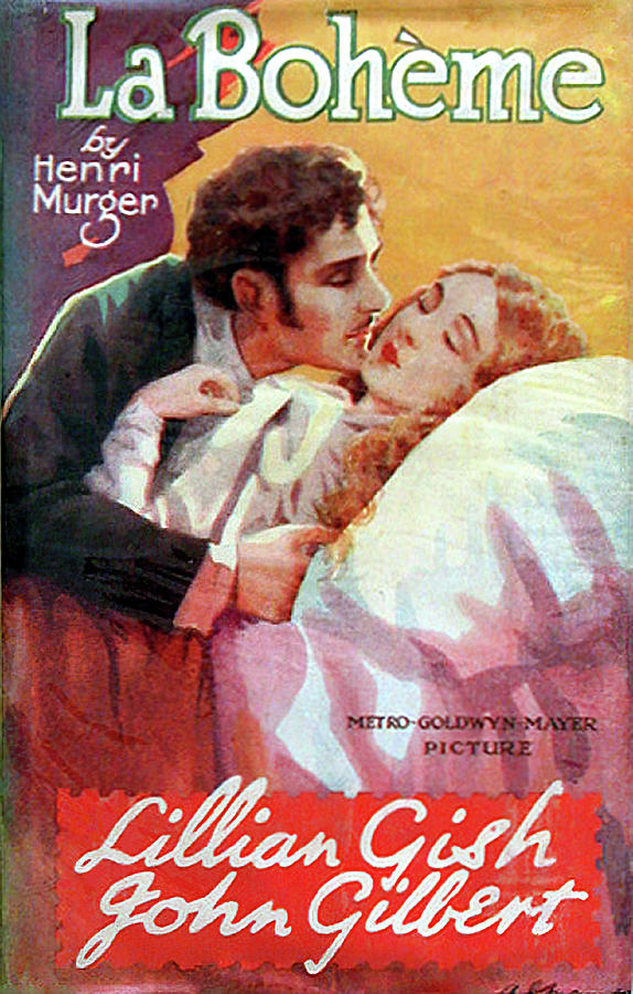 Vintage Mixed Media - La Boheme, 1926 by Movie World Posters