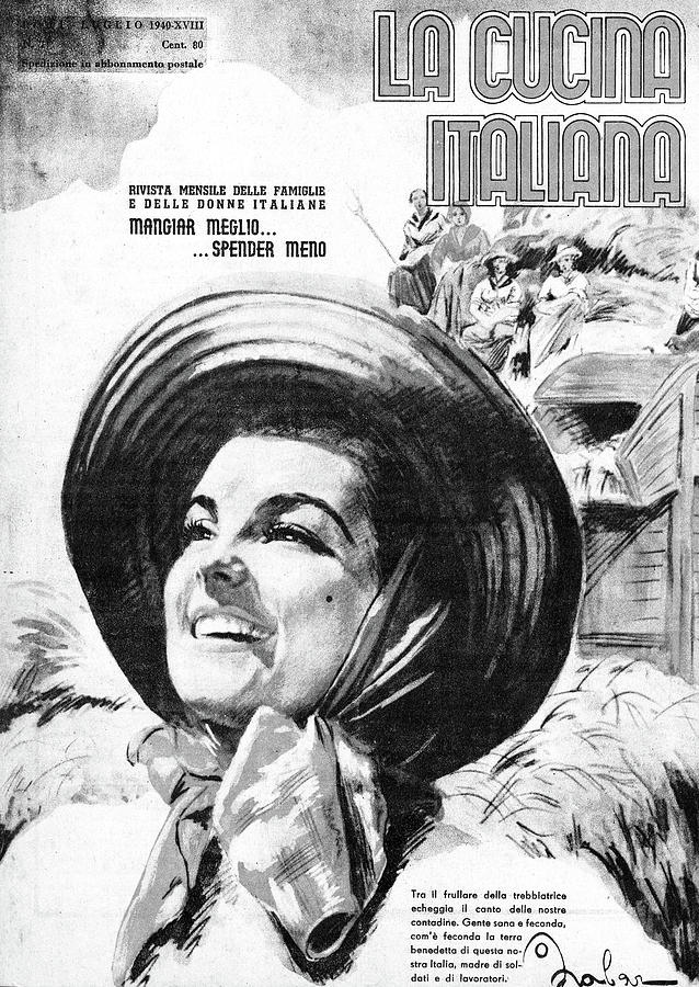 La Cucina Italiana - July 1940 Drawing by Artist Unknown La Cucina Italiana - July 1940 Drawing by Artist Unknown