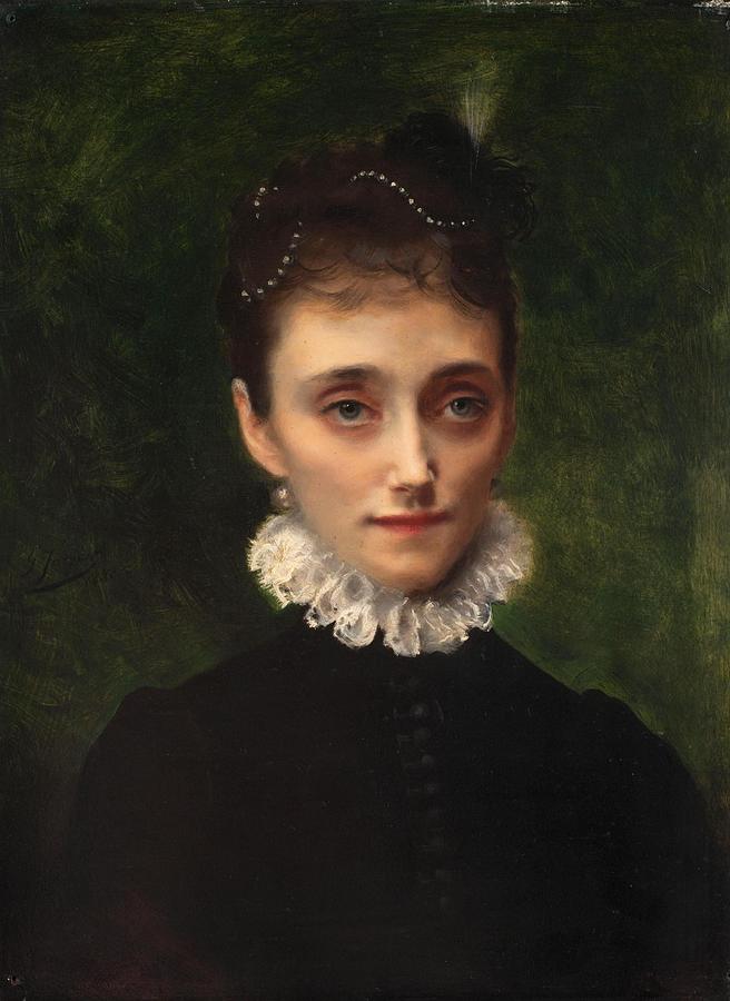 La Duchesse De Talleyrandperigord Painting By Gustave Jean Jacquet 