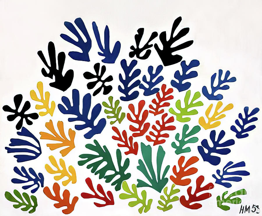La Gerbe by Henri Matisse 1953 Painting by Henri Matisse