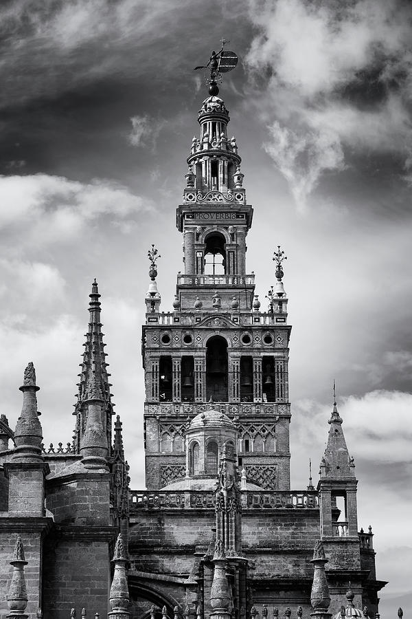La Giralda Bell Tower Of Seville Cathedral In Spain Photograph by Artur Bogacki