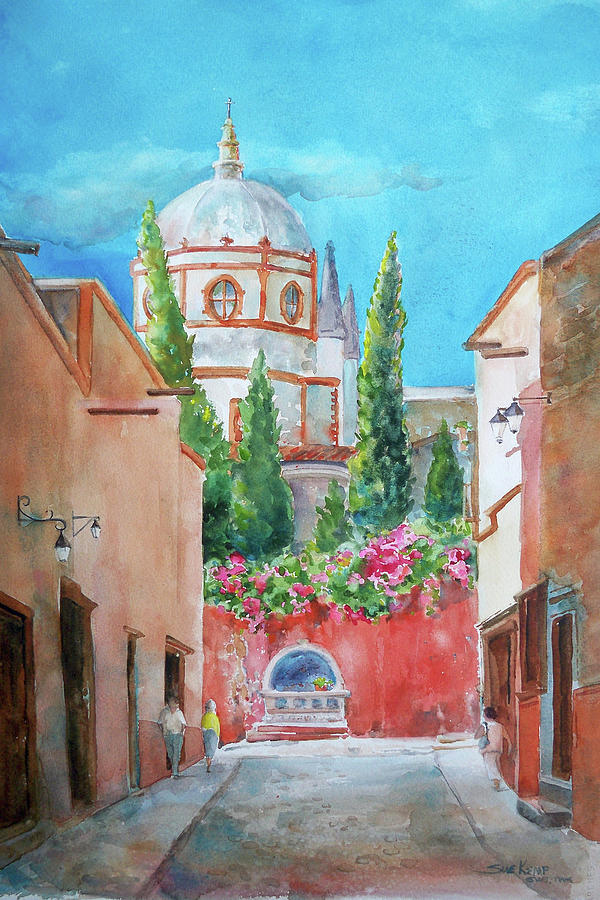 La Iglesia Painting by Sue Kemp