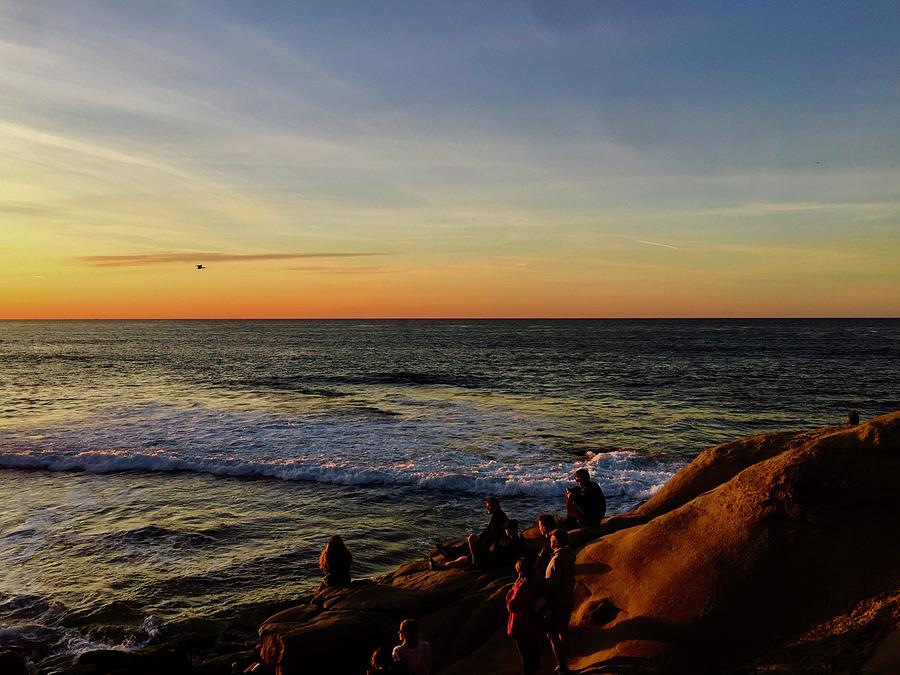 Enjoying Sunset@Shell Beach Photograph by Bnte Creations
