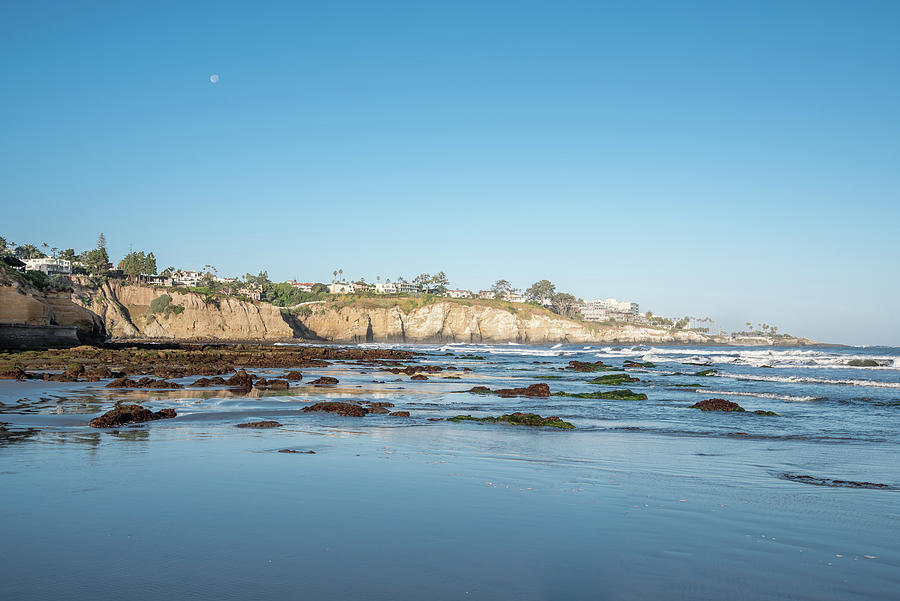 La Jolla Bay Cliffs At Low Tide Photograph by Robert VanDerWal | Fine ...