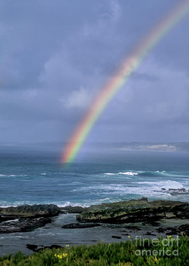La Jolla Rainbow Photograph by Sandra Bronstein