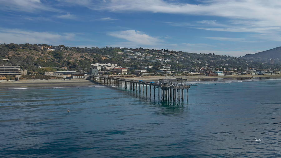 La Jolla Shores From The End of The Pier Photograph by Russ Harris