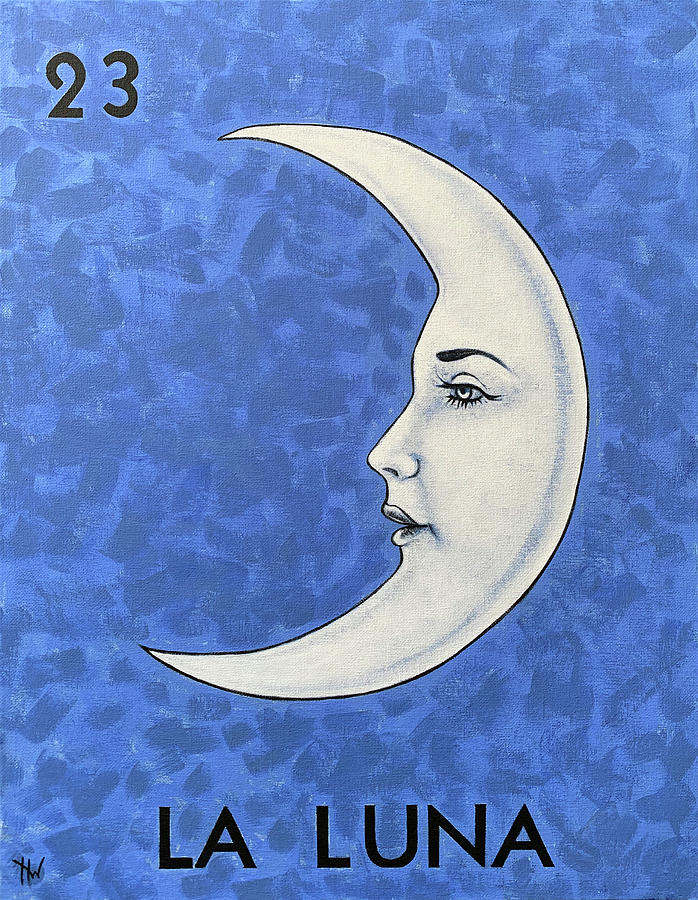 La Luna Painting by Holly Wood