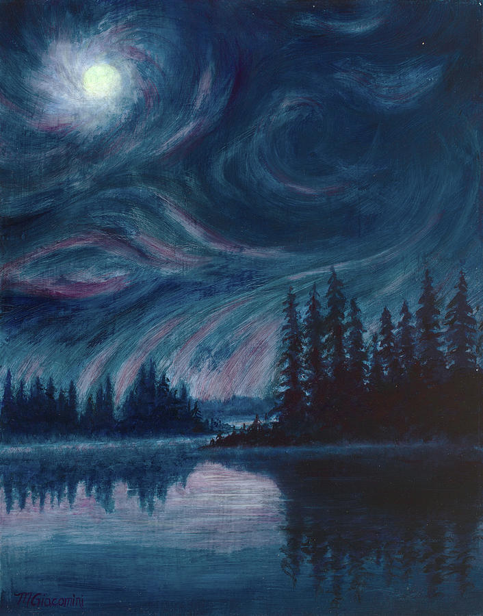 La Luna Painting by Mary Giacomini