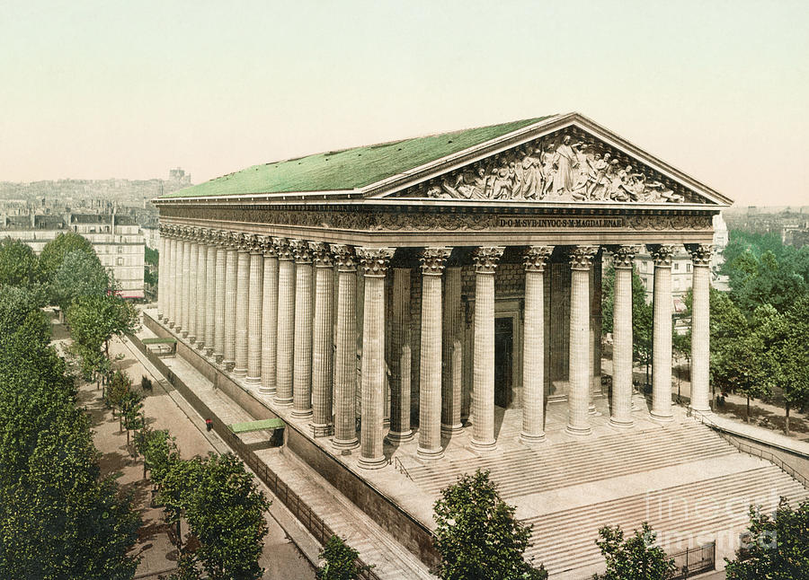 La Madeleine, Paris, c1898 Photograph by Granger