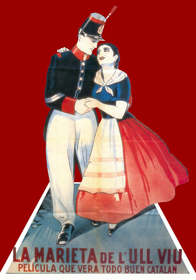 Vintage Mixed Media - La Marieta de LUll Viu, 1927 - 3d movie poster by Movie World Posters