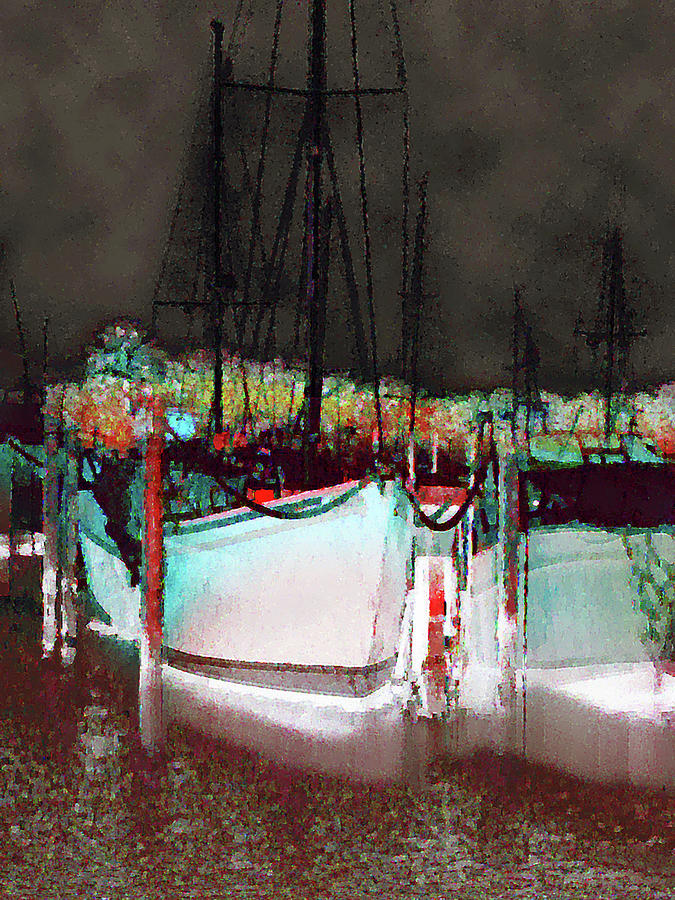 La Marina Painting 3 Digital Art by Miss Pet Sitter