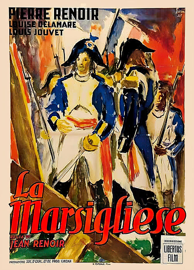 Pierre Auguste Renoir Mixed Media - La Marseillaise - 1938 by Movie World Posters