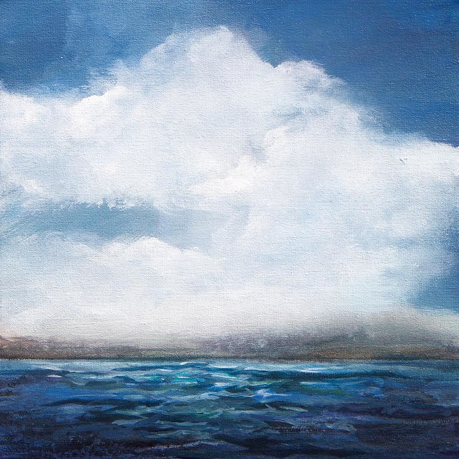 Seascape Painting - La Mer by Karen Hale