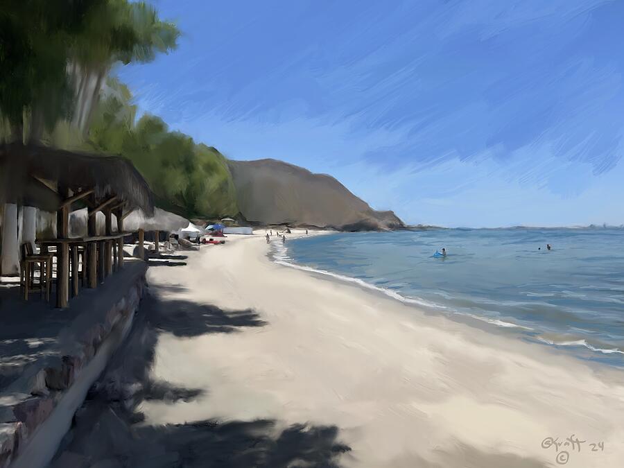 La Paz Painting by Sonja Kraft La Paz Painting by Sonja Kraft