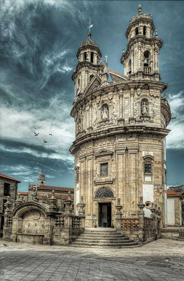 La Peregrina church - Pontevedra Photograph by Micah Offman