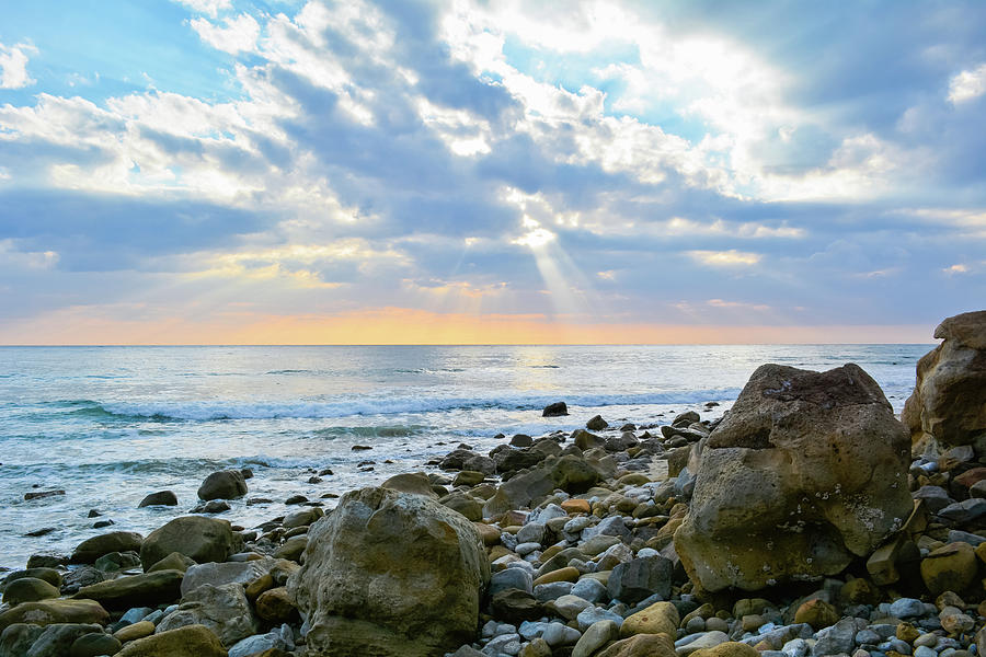 La Piedra Beach Sunset Photograph by Kyle Hanson