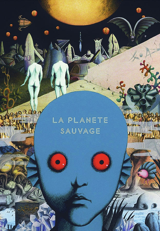 Vintage Drawing - La Planete Sauvage by The Gallery