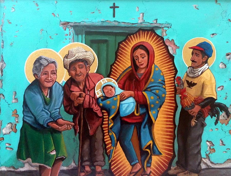 Rural Scene Painting - La presentacion de Cristo en el templo by Kelly Latimore