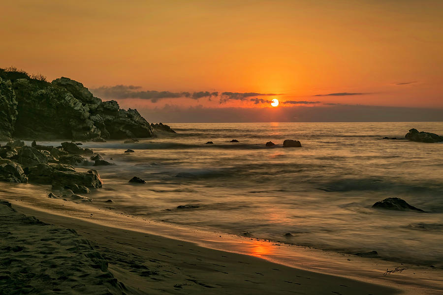 La Punta Zicatela Sunset Photograph by Jurgen Lorenzen