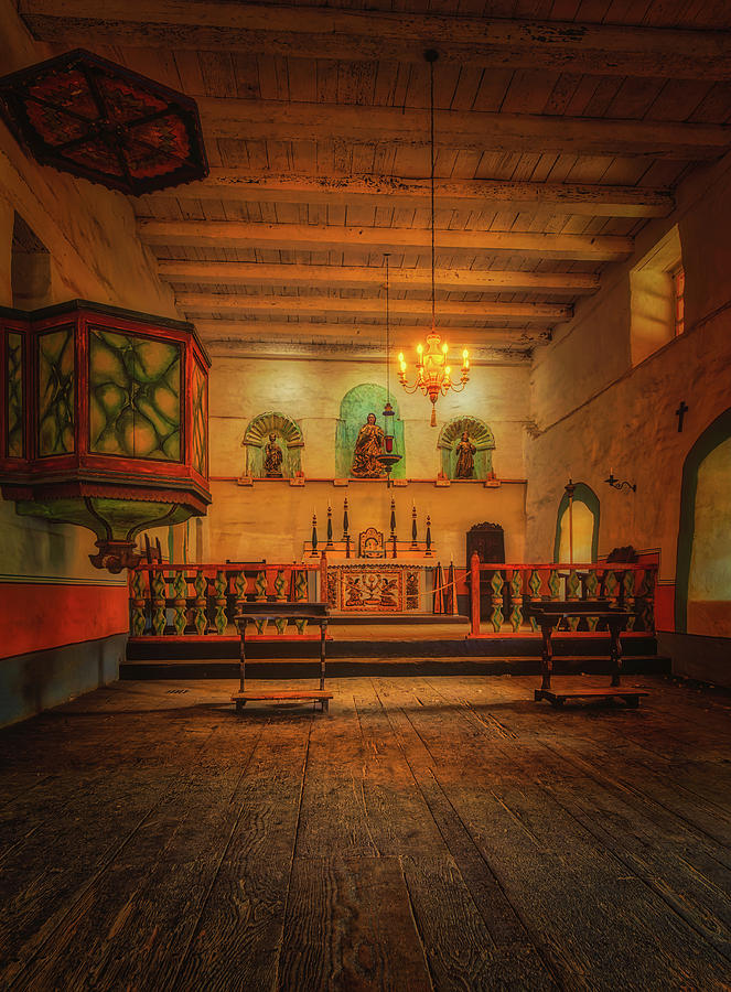 Vintage Photograph - La Purisima Chapel by Thomas Hall
