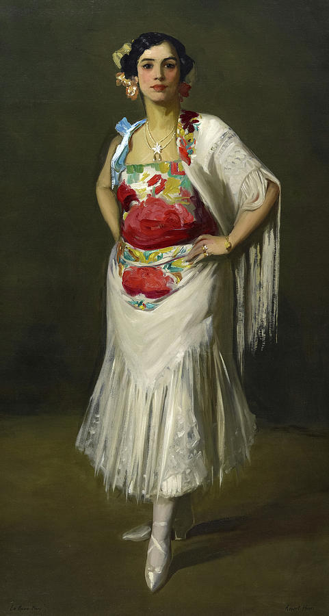 Rose Painting - La Reina Mora, 1906 by Robert Henri