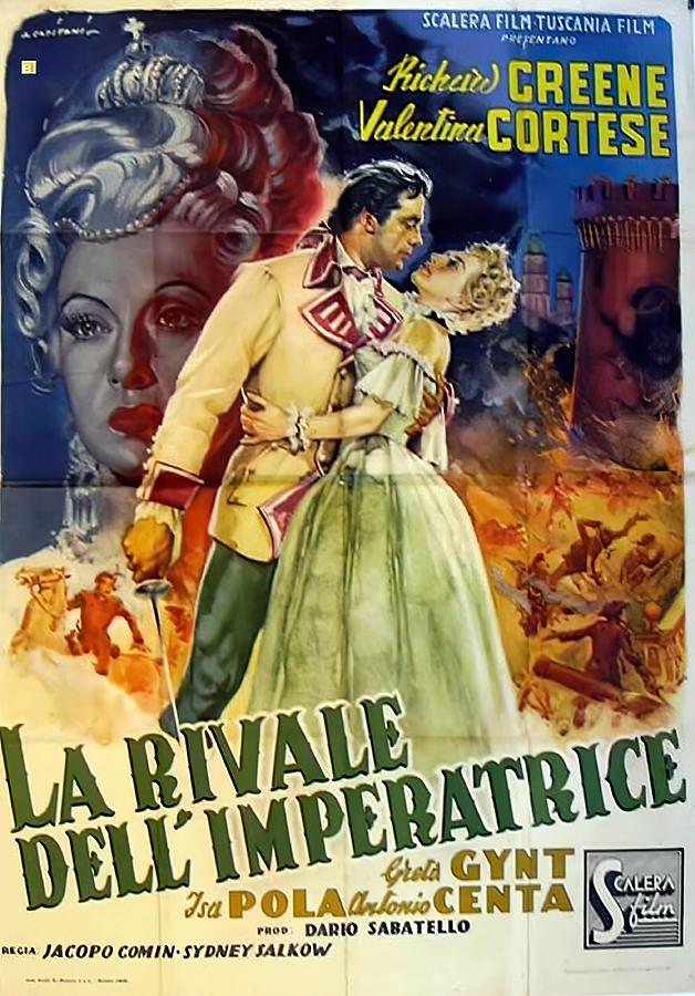 Vintage Mixed Media - La Rivale dell imperatrice, 1949 by Movie World Posters
