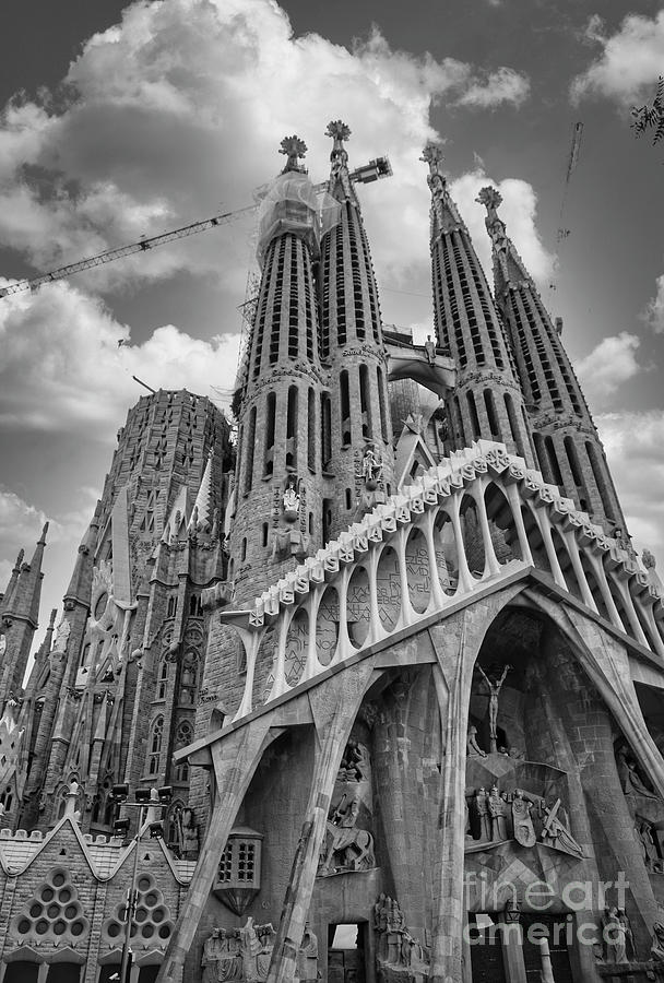 La Sagrada Familia Barcelona Spain Gaudi  Photograph by Chuck Kuhn