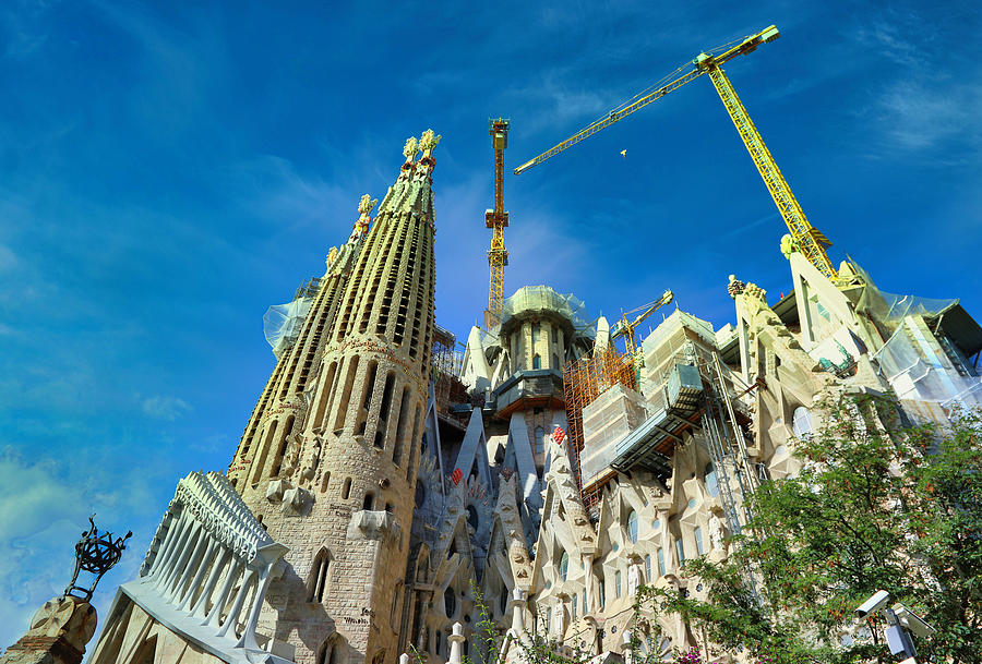 La Sagrada Familia Spain Gaudi Masterpiece  Photograph by Chuck Kuhn