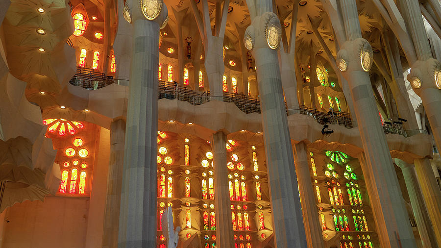 La Sagrada Familia Windows Photograph by Jared Windler - Pixels