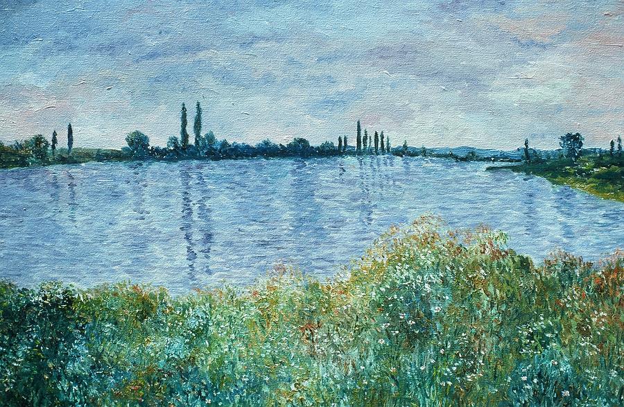 La Seine Painting by Marc Delmas - Fine Art America