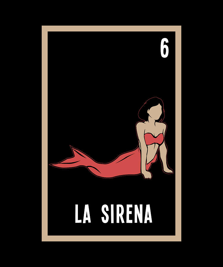 6 La Sirena Greeting Card