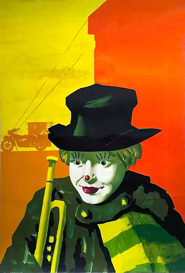 Anthony Quinn Painting - La Strada, 1954, movie poster painting by Movie World Posters