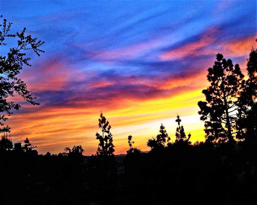 Sunset Photograph - LA Sunset May 6 by Andrew Lawrence