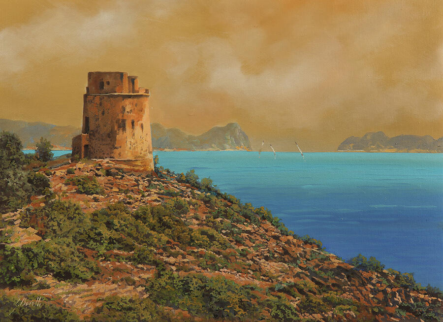 La Torre Di Guardia Painting by Guido Borelli La Torre Di Guardia Painting by Guido Borelli