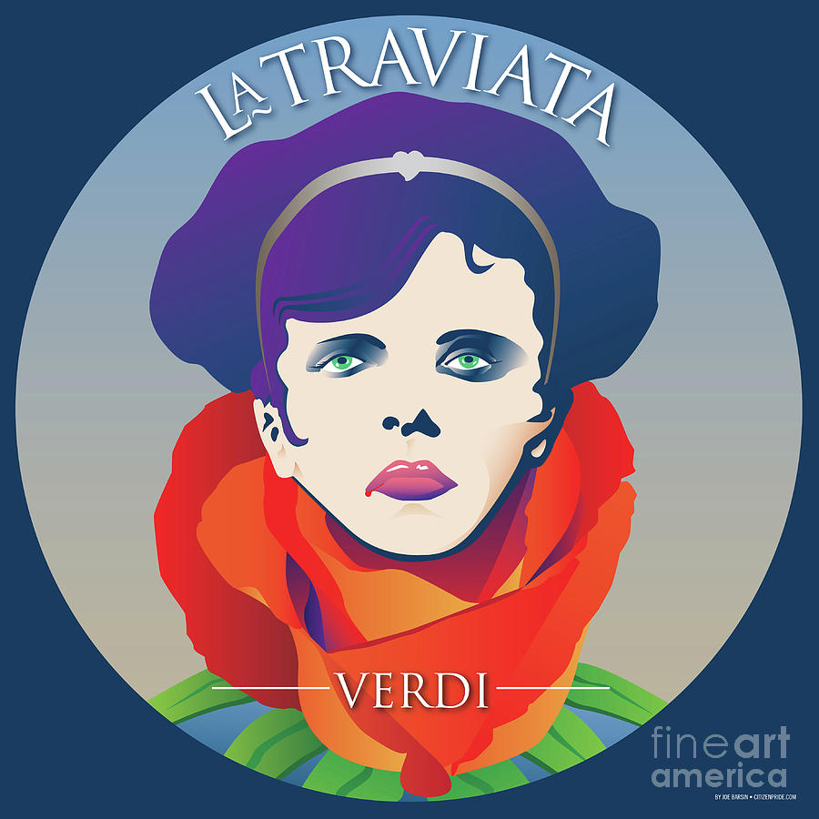 La Traviata Opera 2 Digital Art by Joe Barsin