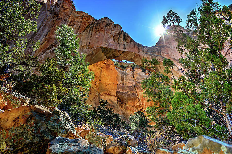 La Ventana Natural Arch in El Malpais National Monument Photograph by Peter Herman