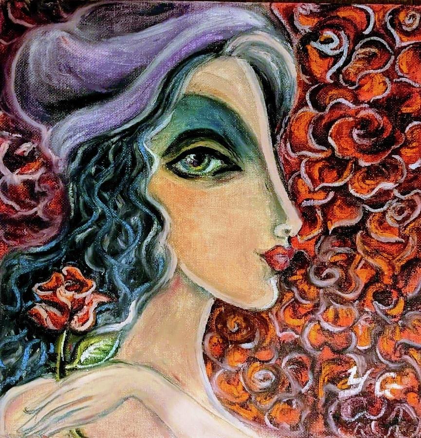 La Vie En Rose Painting by Yana Golberg