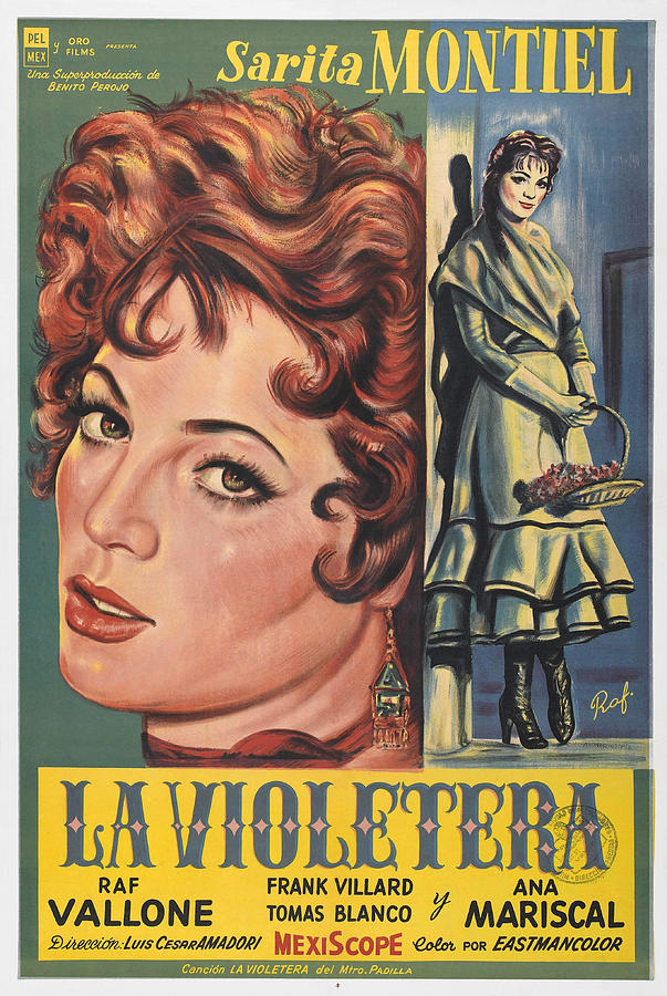 LA VIOLETERA -1958-, directed by LUIS CESAR AMADORI. Photograph by Album