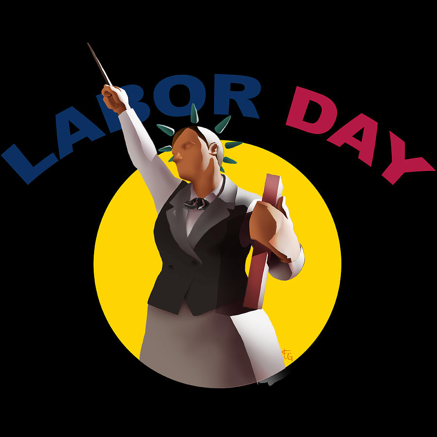 Labor Day Woman Digital Art by Faida Gaston | Fine Art America