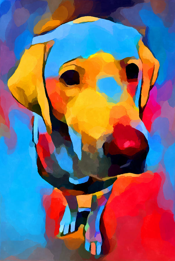 Labrador 13 Painting by Chris Butler