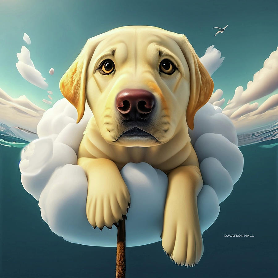 Labradors love comfort Digital Art by ArtcrewNZ