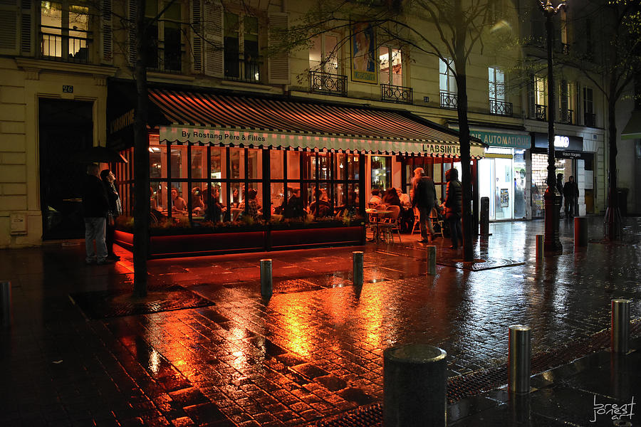 Paris Photograph - LAbsinthe by Brent Jones Paris Photograph - LAbsinthe by Brent Jones