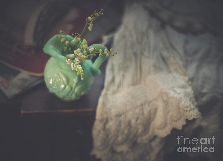 Lace and Lily of the Valley Photograph by Alana Ranney