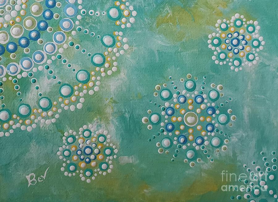 Lace- dot art Painting by Beverly Livingstone - Fine Art America