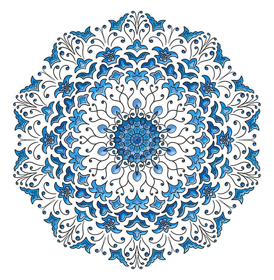 Lace Pattern Digital Art by Gaile Griffin Peers