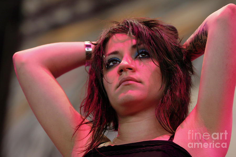 Lacey Mosley Flyleaf Photograph by Concert Photos Fine Art America