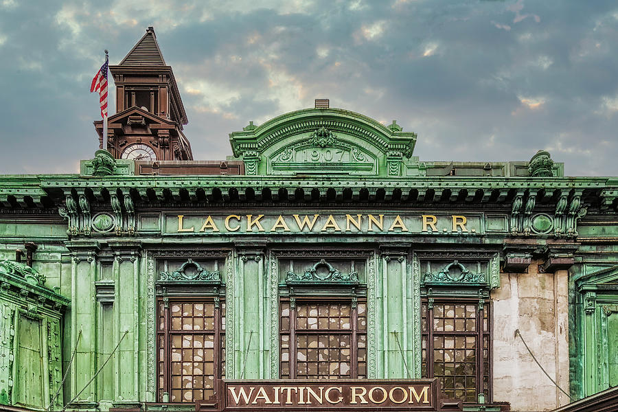 Architecture Photograph - Lackawanna RR Waiting Room by Susan Candelario