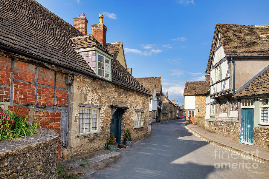 Lacock Village Period Houses Photograph by Tim Gainey