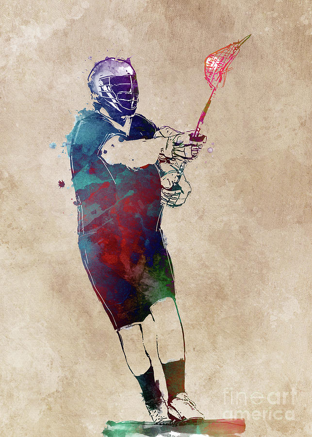 Lacrosse Sport Art Digital Art