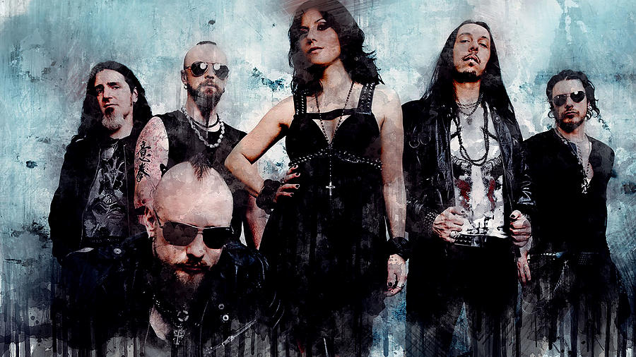 Lacuna Coil 1 Digital Art by Mode On